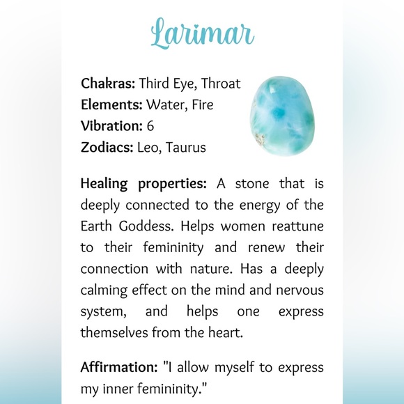 Larimar Poison Locket - Picture 6 of 7